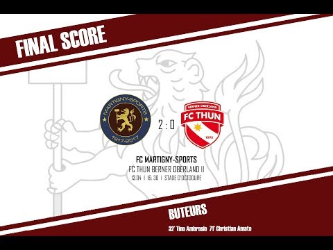 1ERE LIGUE SUISSE CLASSIC 13.04.19 FC MARTIGNY-SPORTS vs FC THUN II