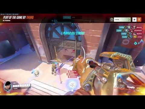 Pharah is so sick of this meta - she finally breaks with a triple kill in enemy spawn!