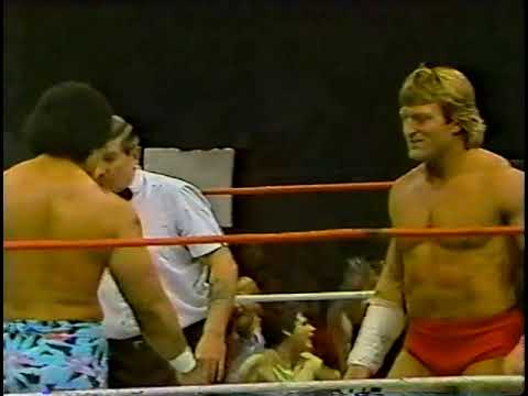 Paul Orndorff King Tonga (Haku) vs. Frank Marconi Mr. X - 12/16/1985 - Incomplete - WWF
