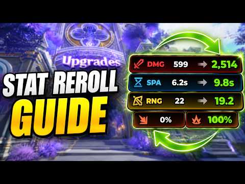 STAT REROLL GUIDE in ANIME EXPEDITIONS Roblox