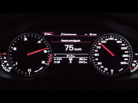 2013 Audi A7 Sportback 3.0 TDI 313 HP 0-100 km/h Acceleration