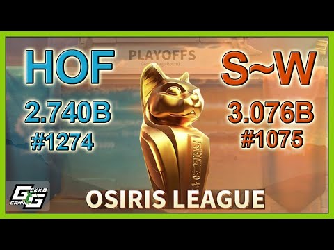 HOF from #274  vs. S~W from #75 - Osiris League LIVE