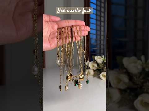 Meesho find you must have ♥️🎀 #necklace #chain #meesho #meeshofinds #meeshohaul