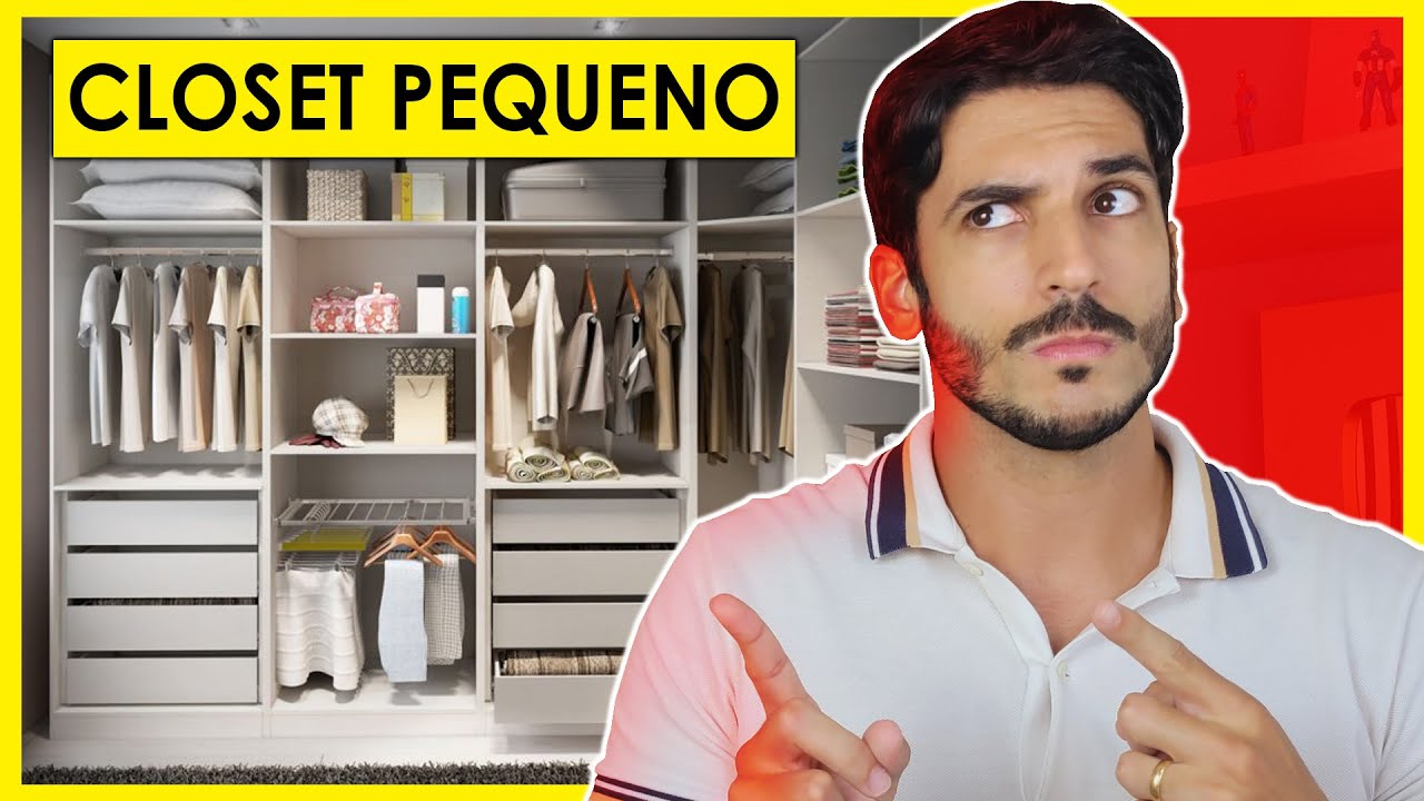CLOSET PEQUENO PLANEJADO NA SUA CASA