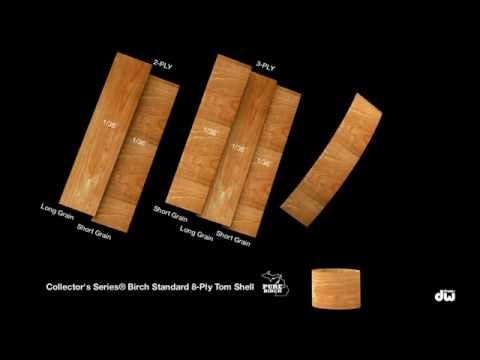 DW Collector's Series® Pure Birch Shell Animation