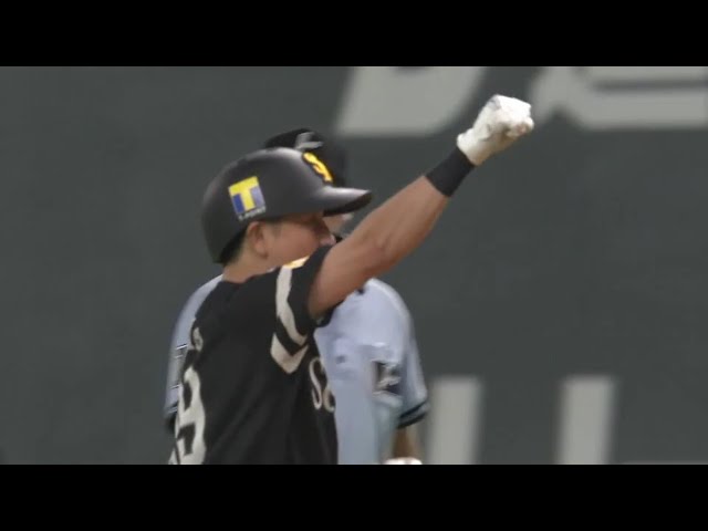 【6回表】ホークス・川島のタイムリーヒットで追加点!!  2020/7/1 F-H