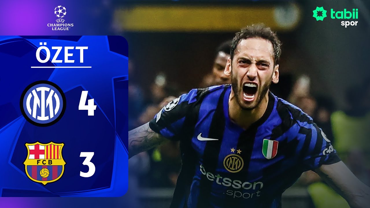 Şampiyonlar Ligi Yarı Final | Inter - Barcelona (Özet)