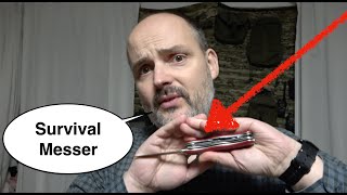 Schweizer Taschenmesser als Survival Messer bei 7vsWild & Survival Deutschland Challenge