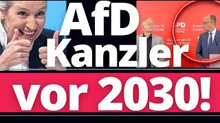 Es wird eine AfD Bundesregierung vor 2030 geben! Es ist UNAUSWEICHLICH!