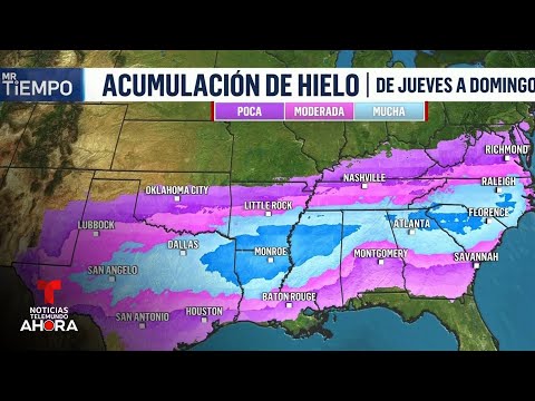 El hielo representa la mayor preocupación durante la próxima tormenta invernal | Noticias Telemundo