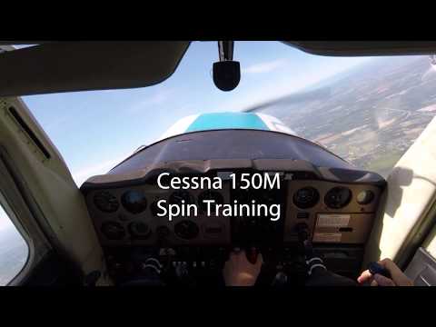 Spin Recovery Training in a Cessna 150 CYTZ