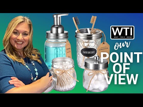 Amolliar Mason Jar Bathroom Set - WTI product video review