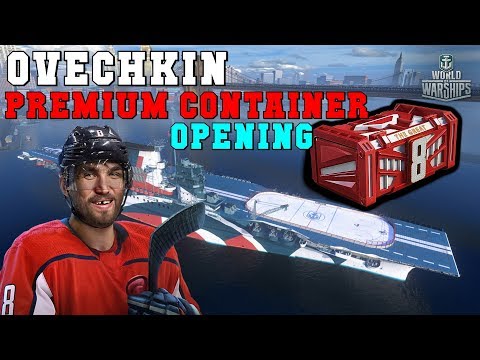 Ovechkin Premium containers opening! 15X || World of Warships