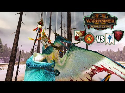 Punishing Strike(2v2) Lizardmen,Empire vs Vampires,HighElves - TotalWar: Warhammer II Battlecast #45
