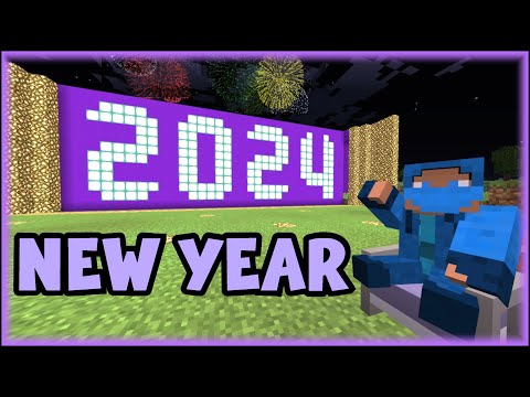 EPIC New Year's Celebration in Minecraft!!