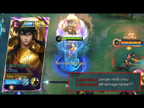 TOP GLOBAL CHOU MET NEW CURENT META LAPU-LAPU WHO WIN MOST INTENSE GAMPLAY| MLBB