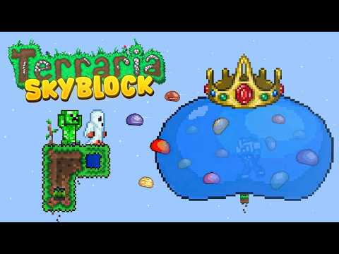 terraria but legendary skyblock is PAIN