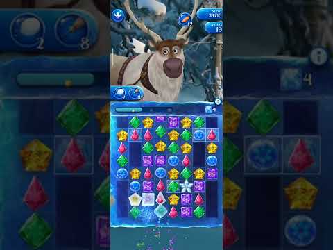 Frozen Free Fall-Hard Level 92 3 STARS NO BOOSTERS #frozen #frozenfreefall