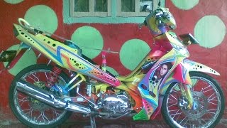 Video Modifikasi Yamaha Vega R Airbrush 123vid
