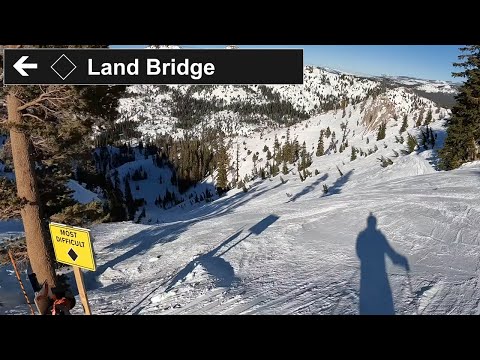 Palisades Tahoe, CA - ◊ Land Bridge (1-28-23) [4K]