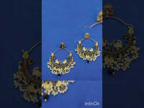 Premium Quality Gold Plated Party Wear Chandbali  Earring