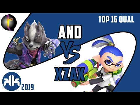 KKON19 Main Event: SSBU - Top 16 Qual - AnD vs Xzax