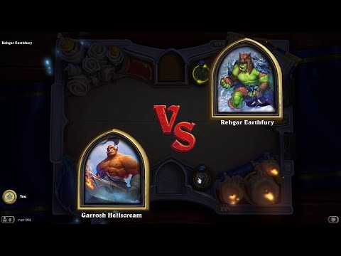 Book of Heroes Garrosh vs Rehgar Earthfury | Hearthstone Book of Heroes