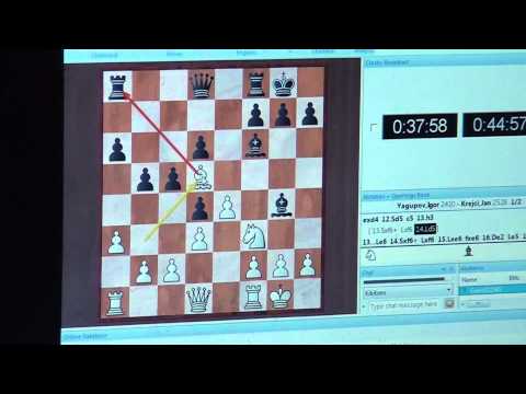 A 7.9. GM Igor YAGUPOV  -  GM Jan KREJČÍ 1/2 - 1/2
