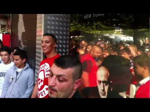 Farid Bang & Capo Azzlack beim Thug Life Store in Hannover Neueröffnung