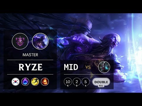 Ryze Mid vs Ekko - KR Master Patch 9.11