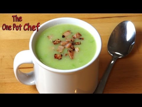 Potato, Pea and Bacon Soup | One Pot Chef