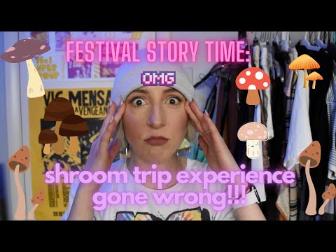 MY WILD TOOTSIE ROLL SHROOM TRIP! | festival storytime