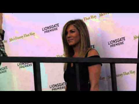 Jennifer Aniston at the She's Funny That Way Premiere at Harmony Gold in West Hollywood