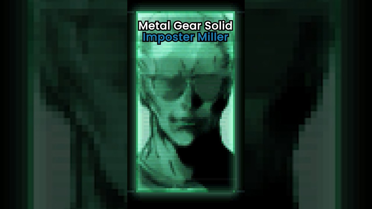 Did you Know? Metal Gear Solid Imposter #metalgearsolid