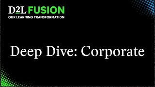 Product Deep Dive: Corporate Learning and Association/Training Organizations