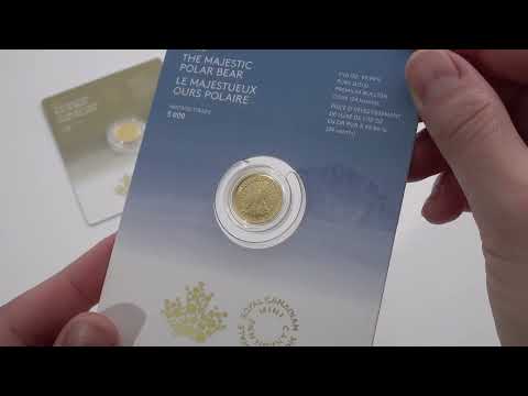 1/10 oz. Pure Gold Coin: The Majestic Polar Bear – Mintage: 5,000 (2022)
