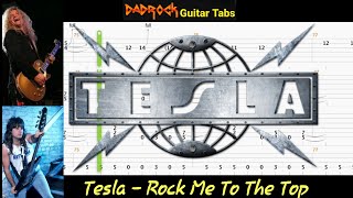 Rock Me To The Top - Tesla - Guitar + Bass TABS Lesson (Request)