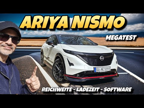 Japan's top-of-the-line Nissan Ariya Nismo in a mega test. Fuel consumption, range, charging time...