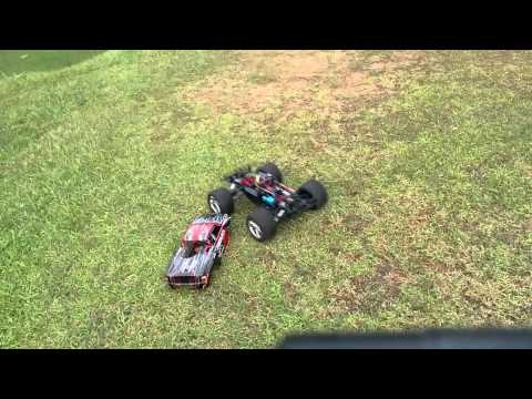 Traxxas Revo 3.3 electric conversion with Tekno RC kit