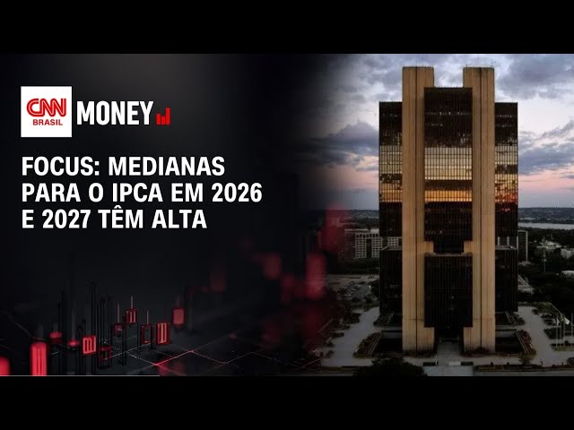 Focus: Medianas para o IPCA em 2026 e 2027 têm alta | ABERTURA DE MERCADO
