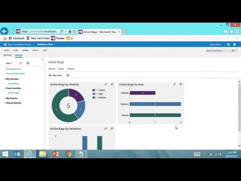 Visual Studio 2013 Launch Introducing Work Item Charting in Team Foundation Server