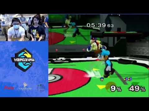 WaveDash 2023 Losers Round 3 - ShadowWiz (Mario) Vs. Aki (Falco) - SSBM Tournament