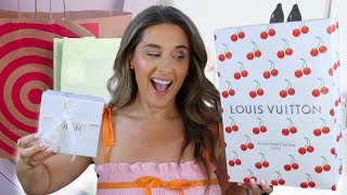 RANDOM HAUL 🧡 LOUIS VUITTON DIOR SLG, SUMMER TARGET ITEMS 🐚 LULULEMON AND ULTA