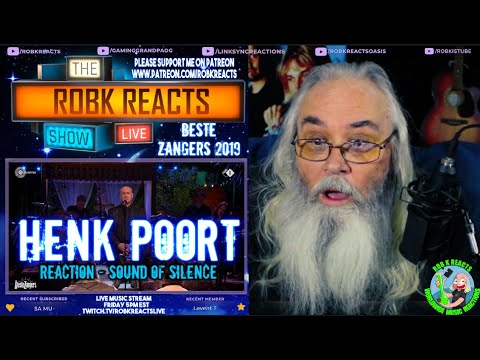 Henk Poort Reaction - Sound of Silence | Beste Zangers 2019 - Requested