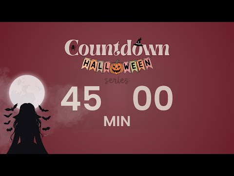 🕷️ 45-Minute Timer | Vampire Venom Halloween Series | Haunted Deep Focus 🕯️🎃