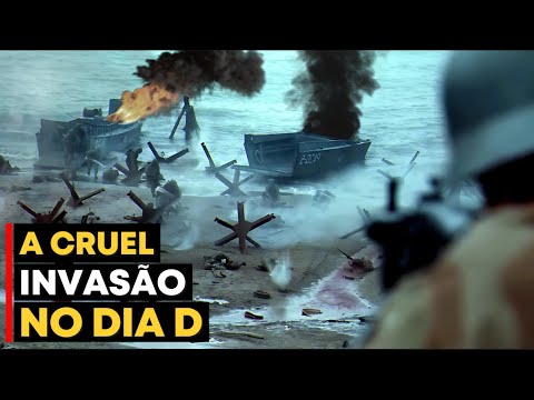 CENAS REAIS DO DIA D! OPERAÇÃO OVERLORD - A CRUEL INVASÃO NA PRAIA DE OMAHA (ESPECIAL 80 ANOS)