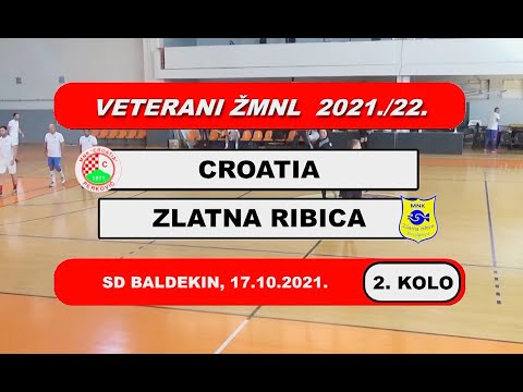 VETERANI ŽMNL: CROATIA - ZLATNA RIBICA  1:2, 17.10.2021.