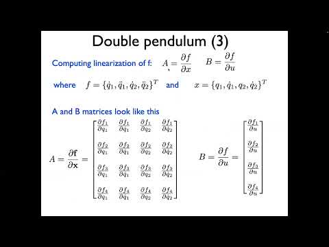 MuJoCoPy Lec 11: Linear Quadratic Regulator on Double Pendulum
