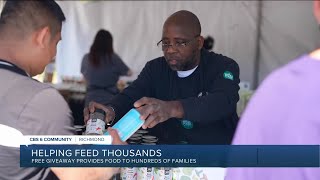 Hundreds of families receive free groceries at Richmond community giveaway