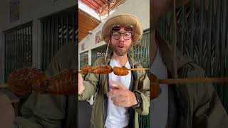 🇪🇨 Eating Worm Kebab in the Amazon Jungle #shorts